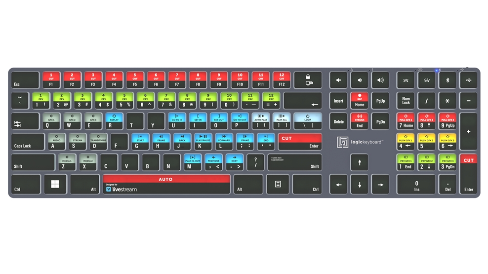 Vimeo Livestream<br>TITAN Wireless Backlit Keyboard - Windows<br>